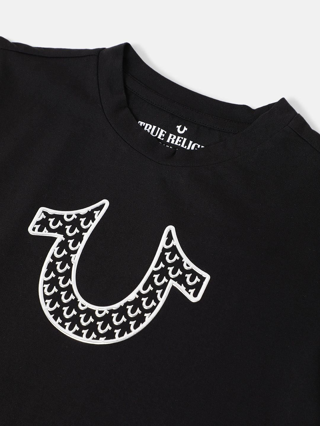 True Religion Kids Black Fashion Regular Fit T-Shirt