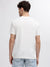 Gant Men Off White Solid Round Neck Short Sleeves T-Shirt
