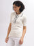 Gant Women Cream Solid Polo Collar Short Sleeves T-Shirt
