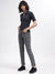 Gant Women Black Solid Polo Collar Short Sleeves T-Shirt