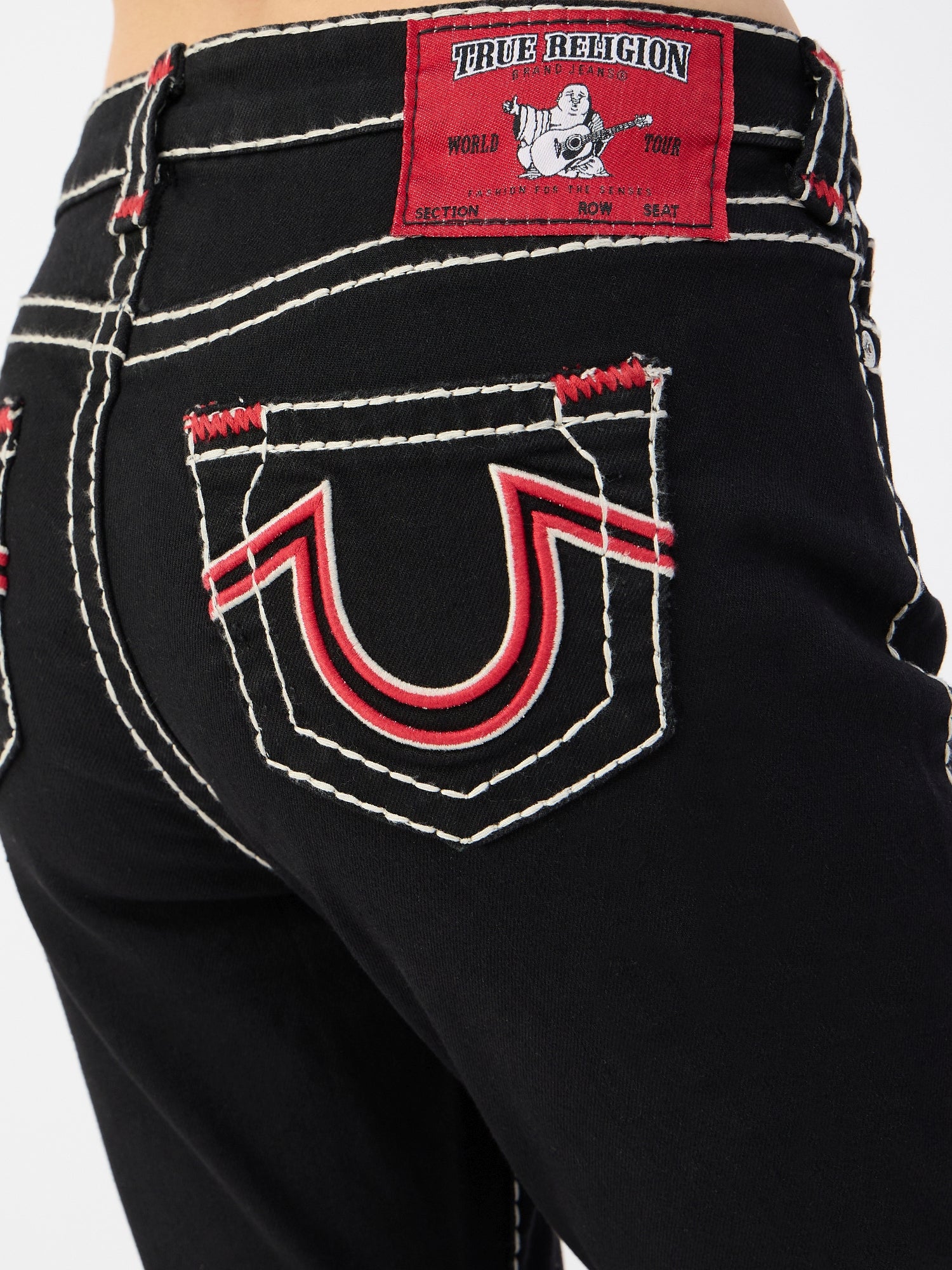 True Religion Women Black Skinny Fit Jeans