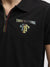 True Religion Men Black Solid Polo Collar Short Sleeves T-Shirt