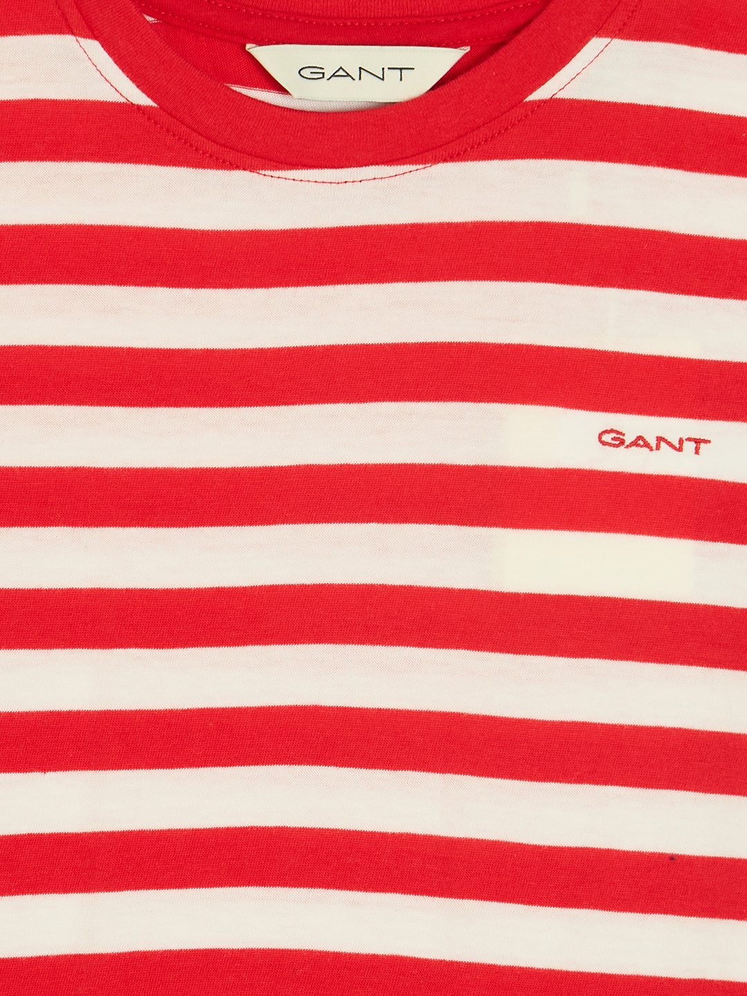 Gant Boys Red Round Neck Short Sleeves T-Shirt