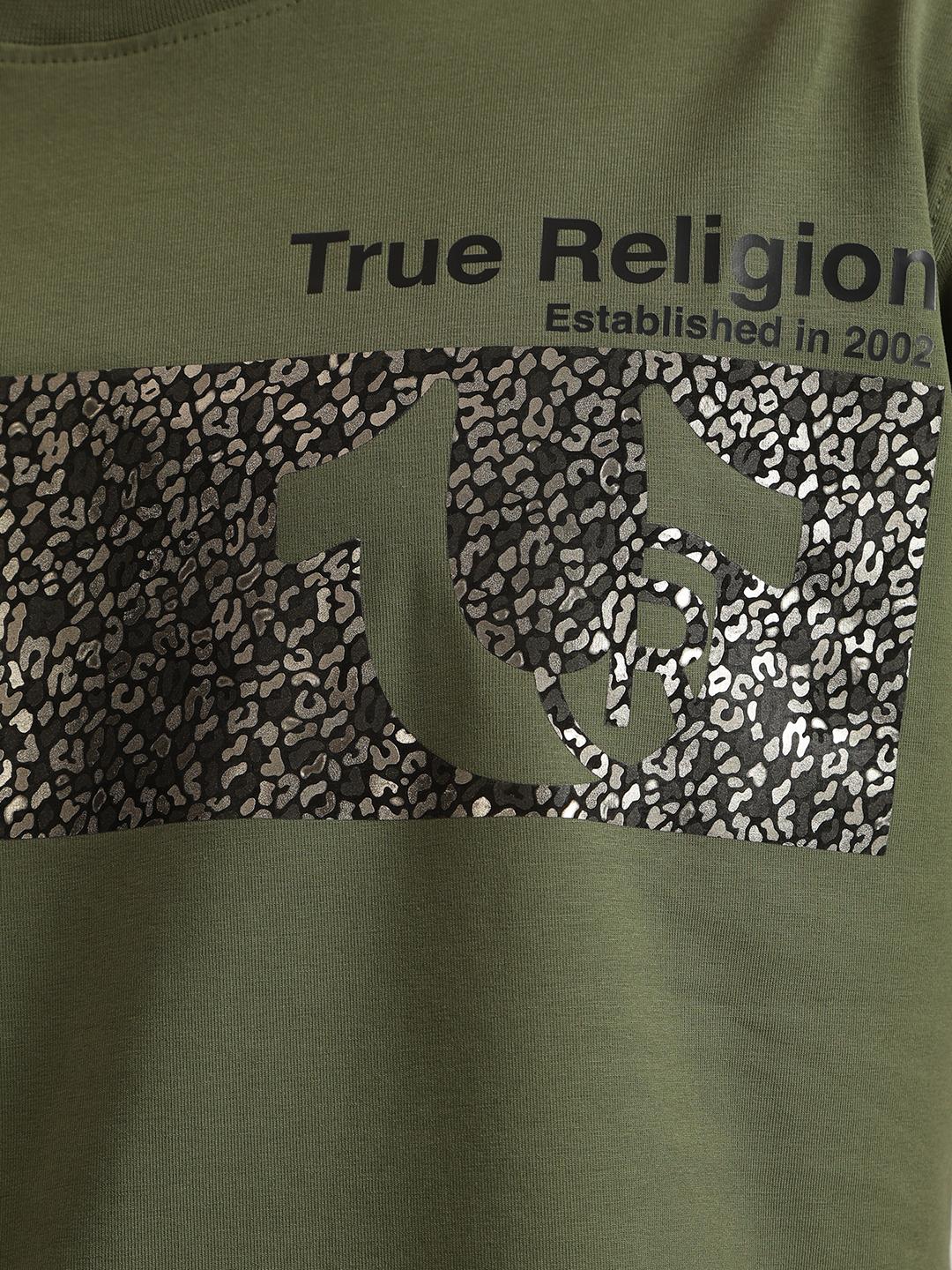 True Religion Men Printed Round Neck Short Sleeves T-Shirt