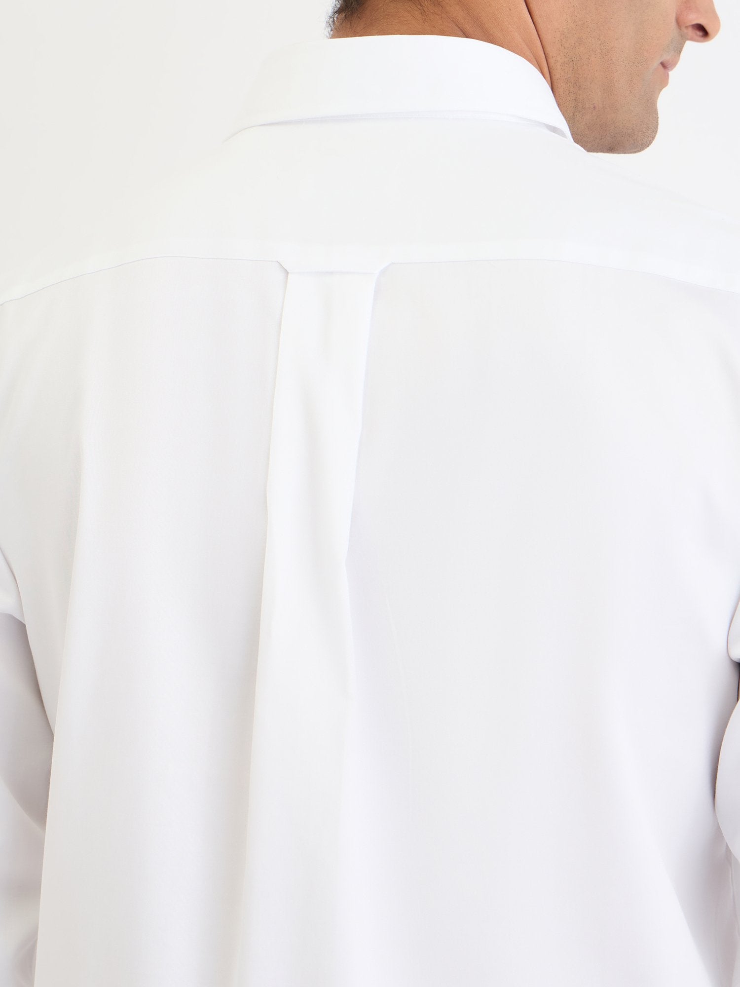 Gant Men White Solid Collar Shirt