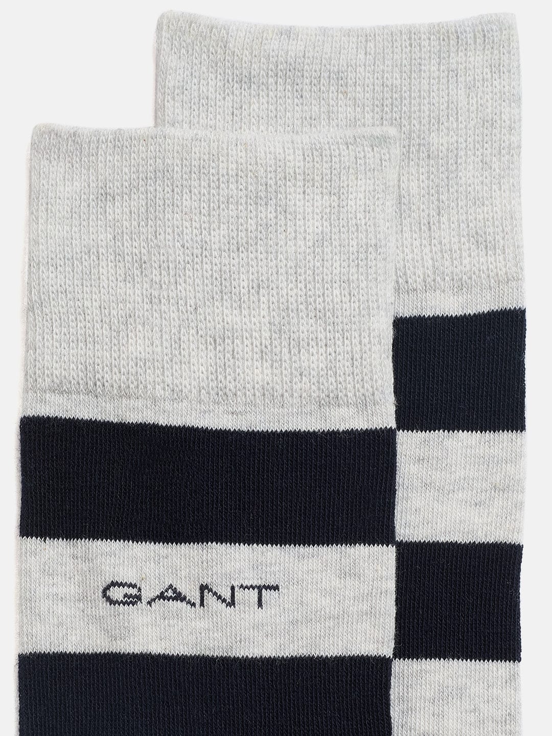 Gant Men Grey Barstripe And Solid Socks