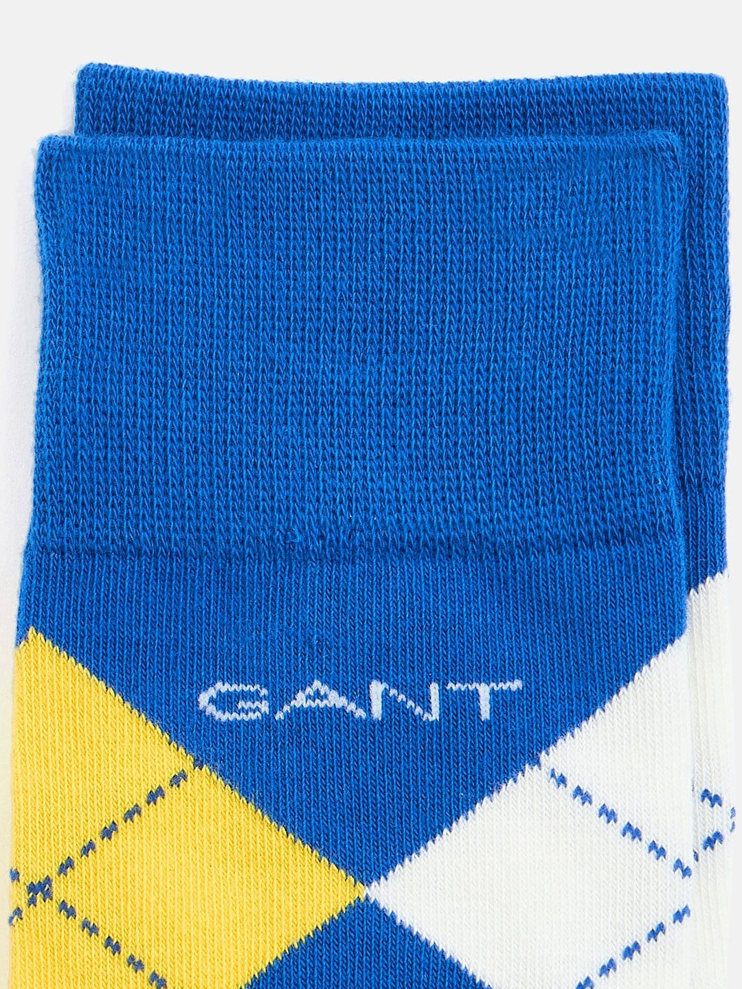 Gant Men Blue Argyle Socks