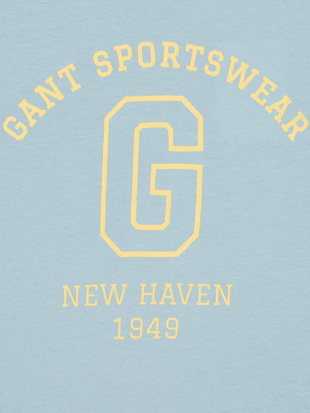 Gant Boys Blue Crew Neck Short Sleeve Typography T-Shirt