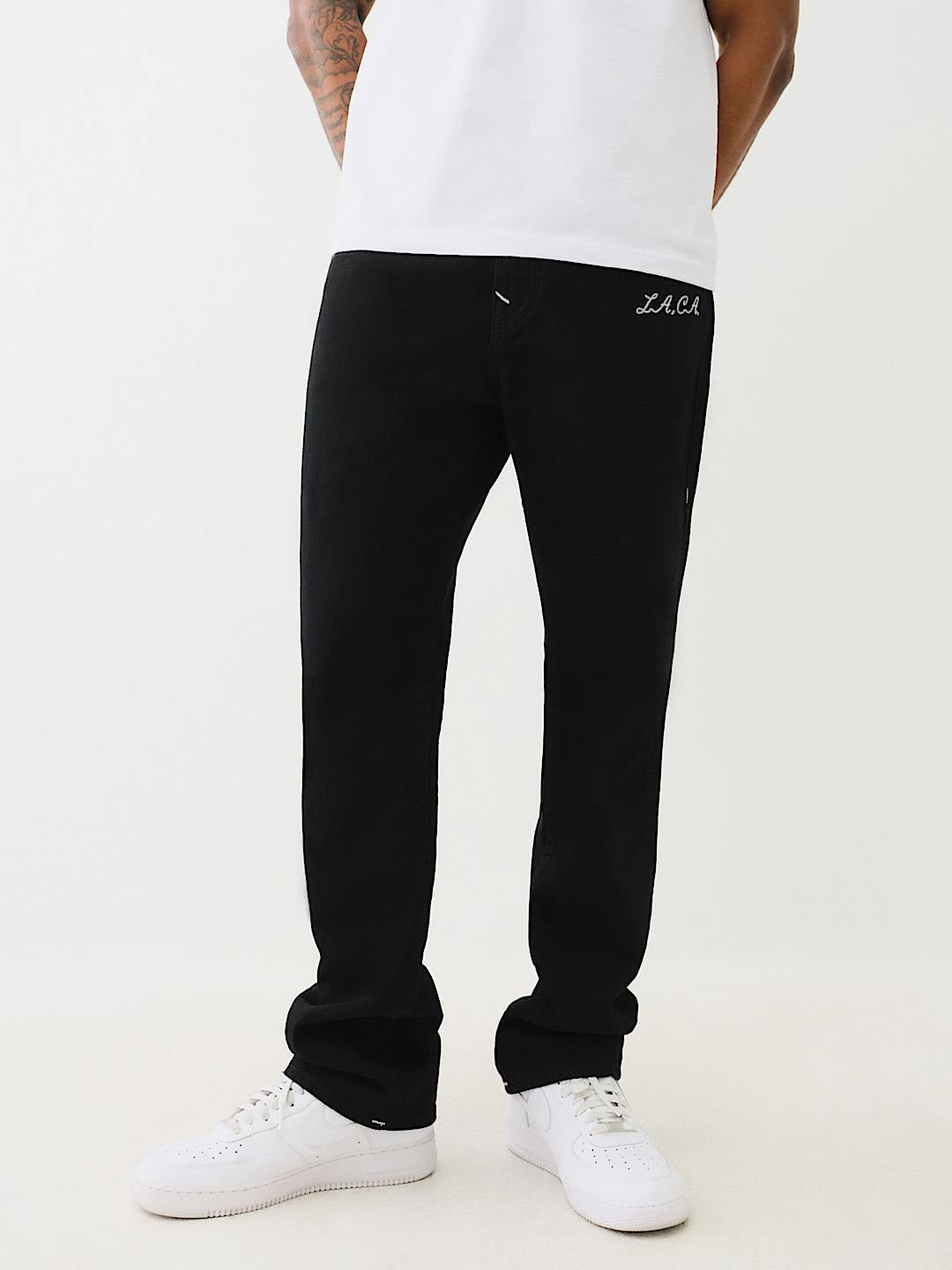 True Religion Men SN Ricky Straight Fit Mid Rise Jeans