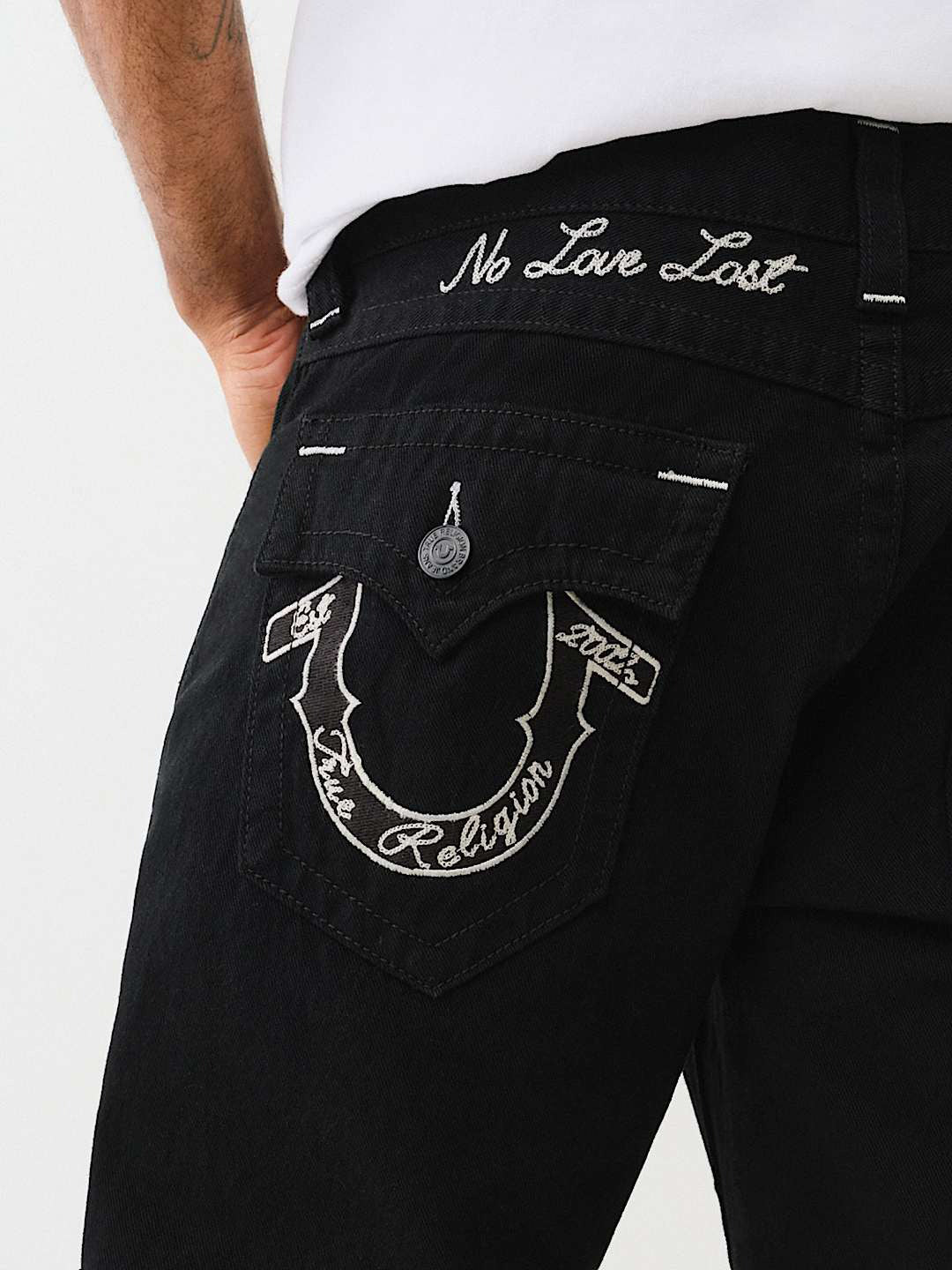 True Religion Men SN Ricky Straight Fit Mid Rise Jeans