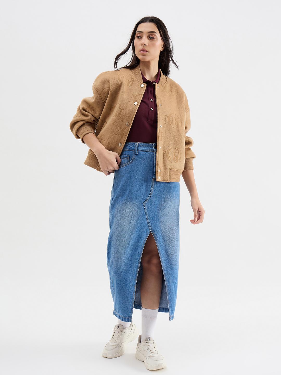 Gant Women Red Solid Polo Tshirt