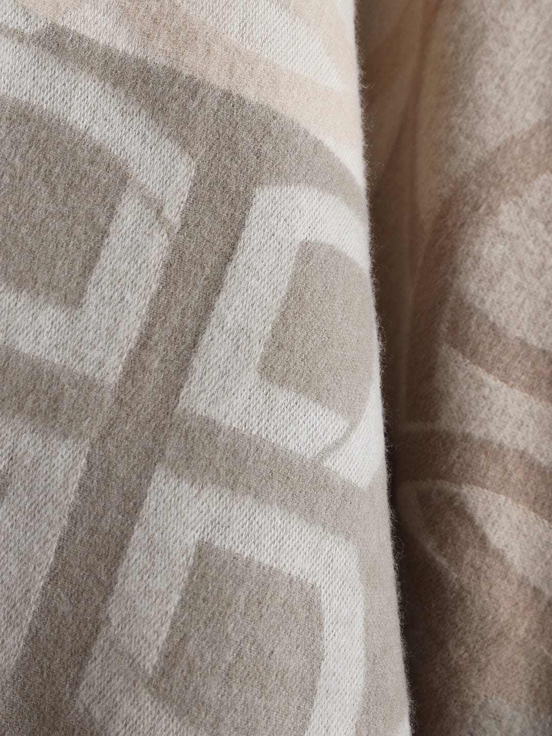 Gant Women Brown Jacquard Scarf