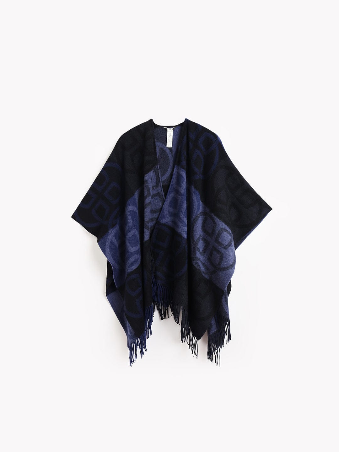 Gant Women Blue Jacquard Scarf