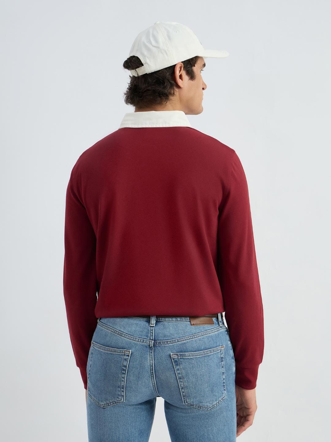 Gant Men Red Solid Polo Tshirt