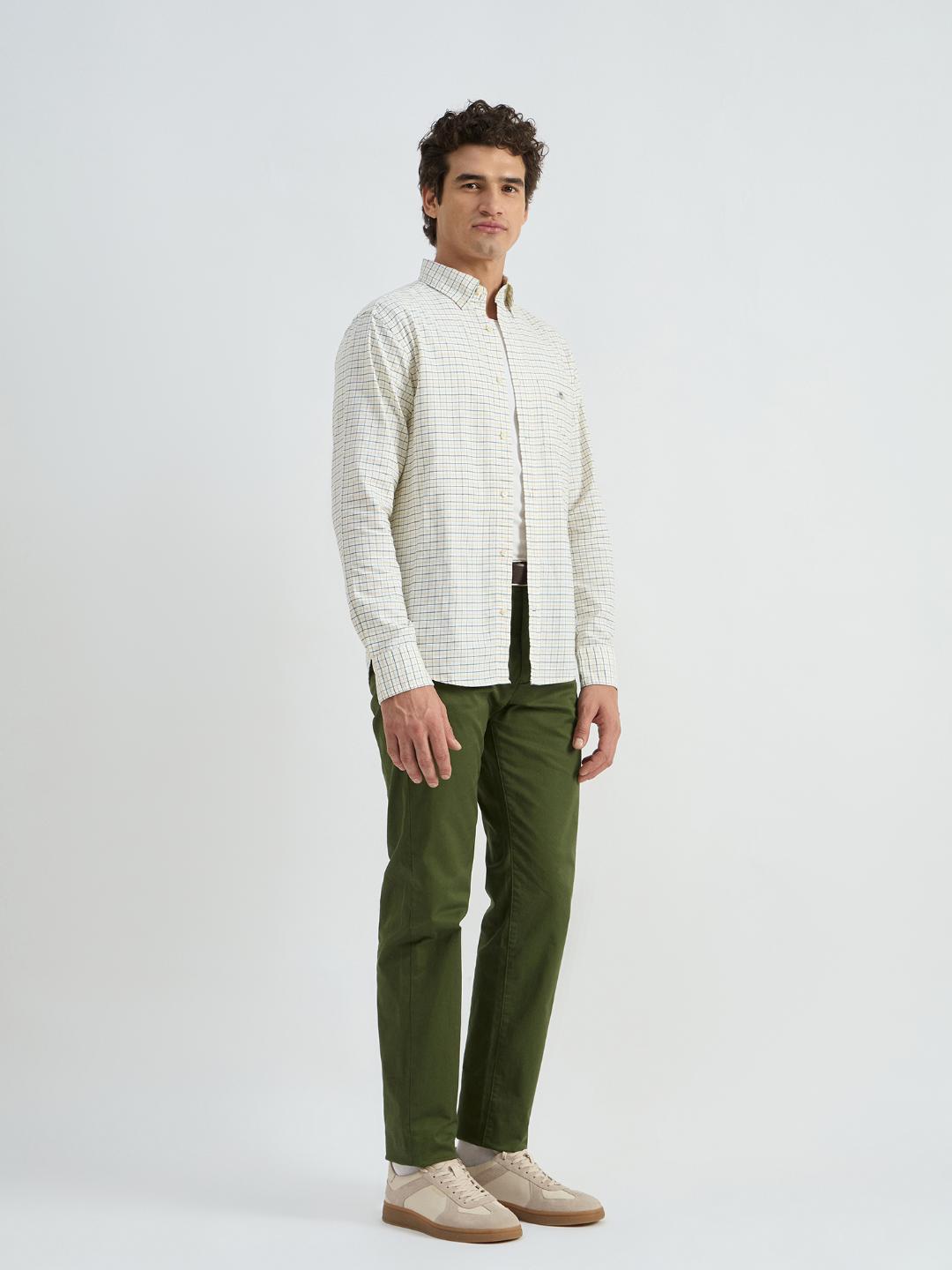 Gant Men Green Checks Shirt