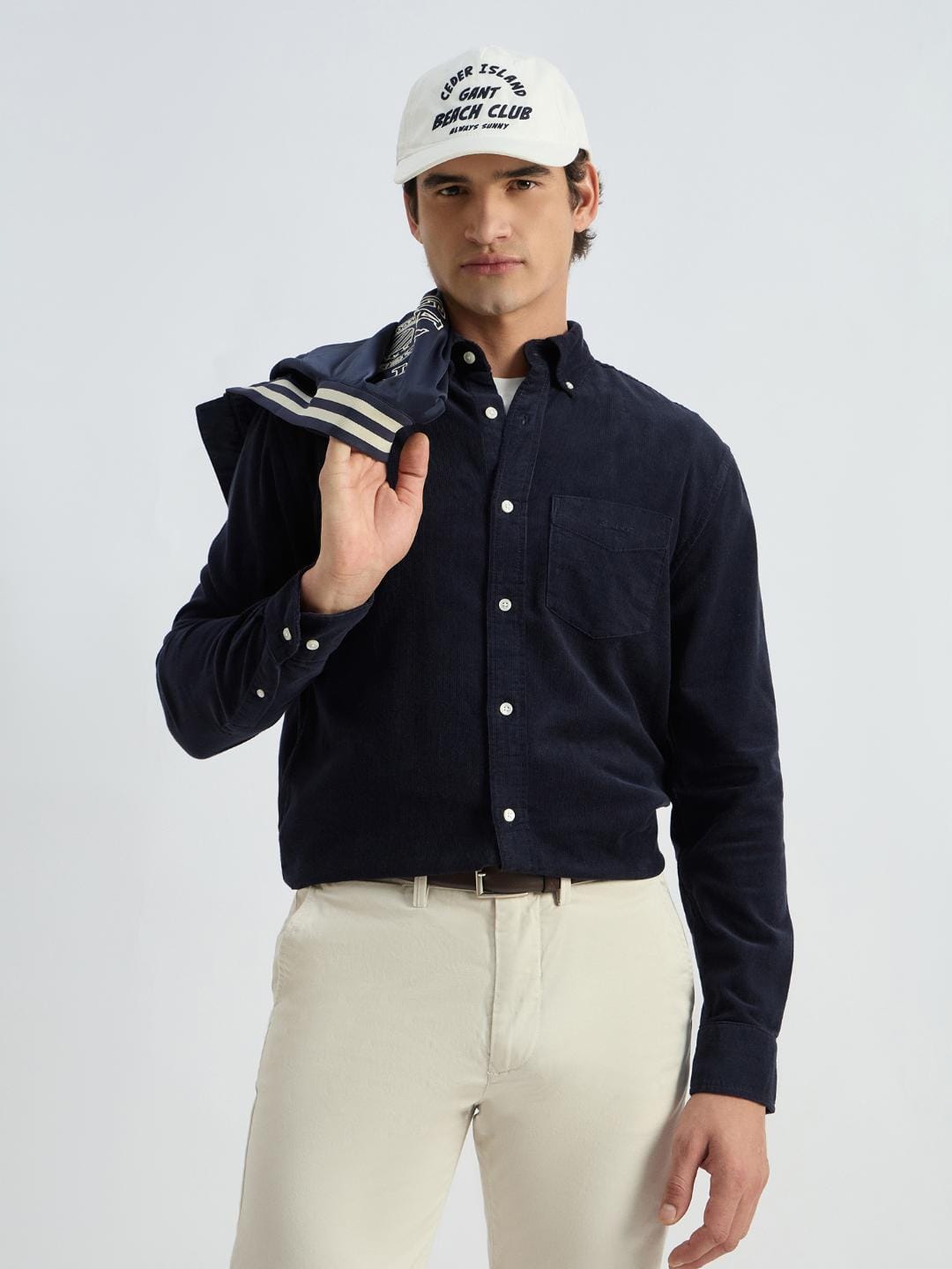 Gant Men Blue Solid Shirt