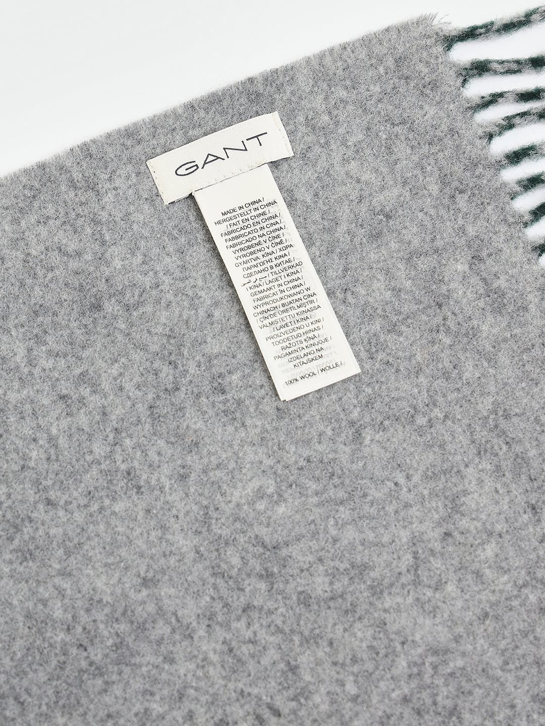 Gant Men Green Printed Scarf