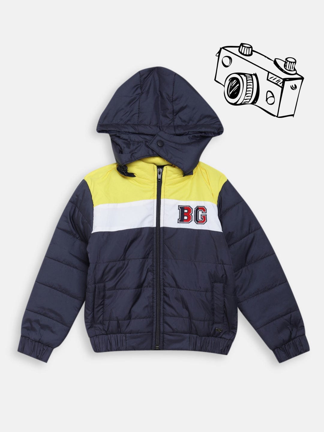 Blue Giraffe Boys Jacket