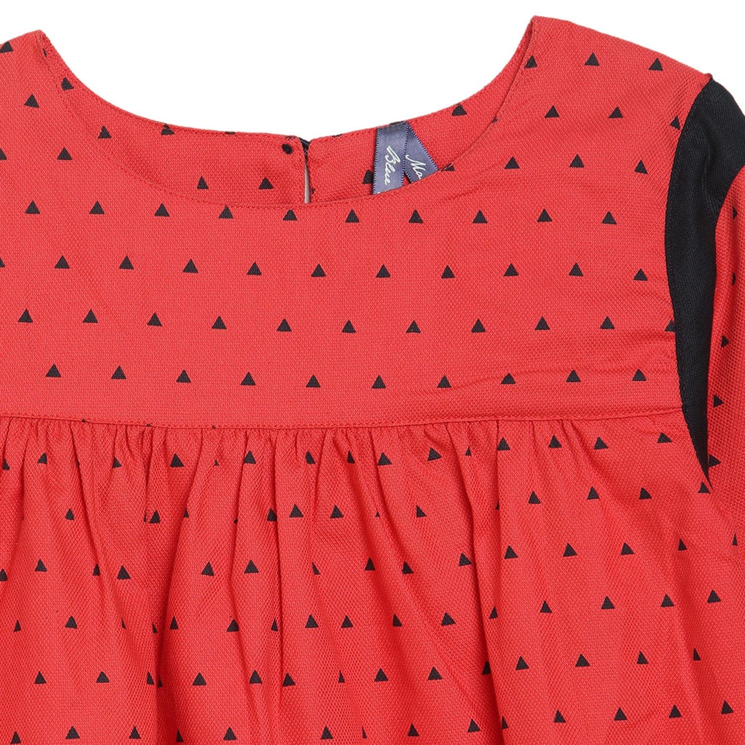 Blue Giraffe Girls Top