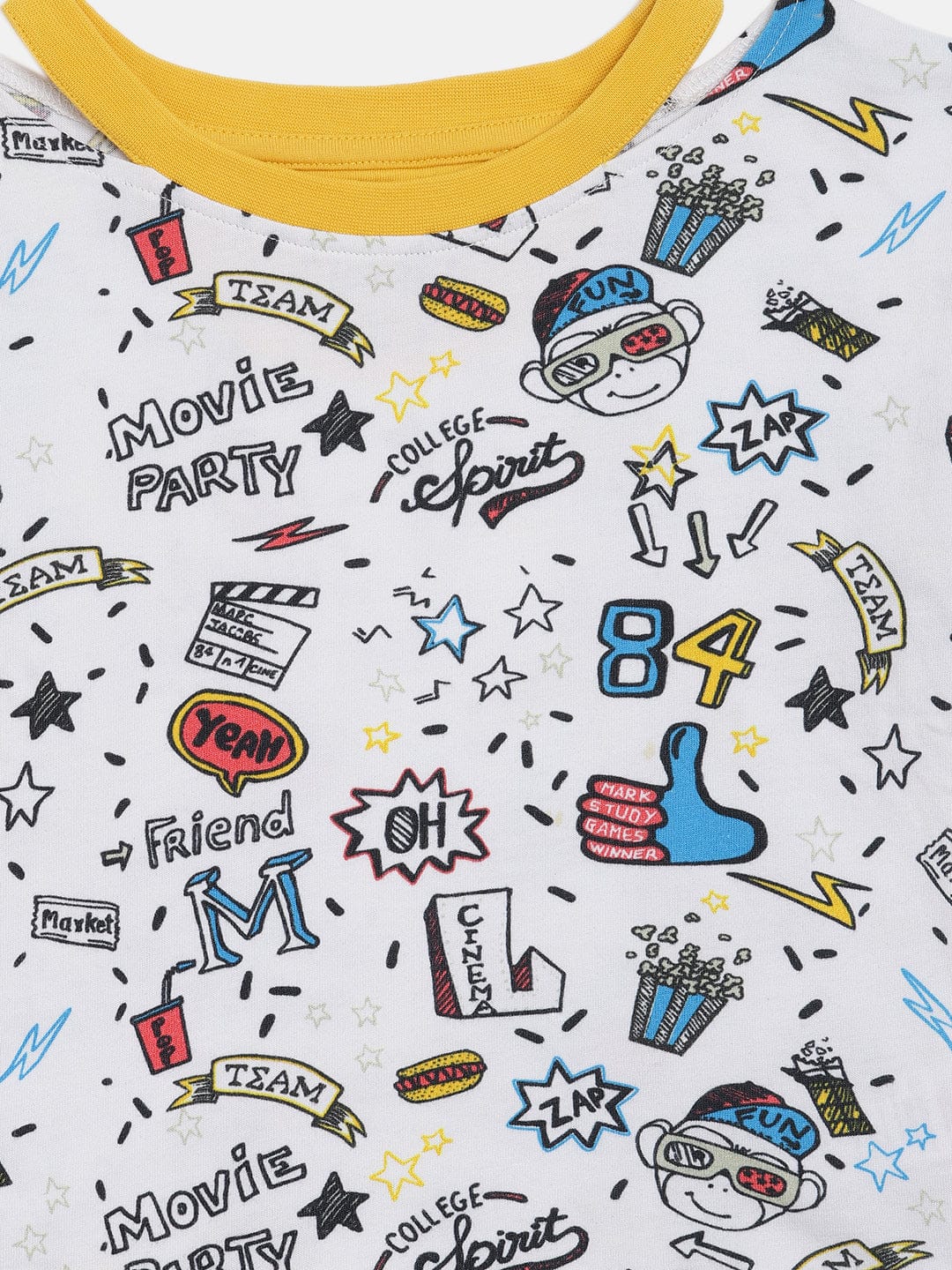 Blue Giraffe Girls Tshirt