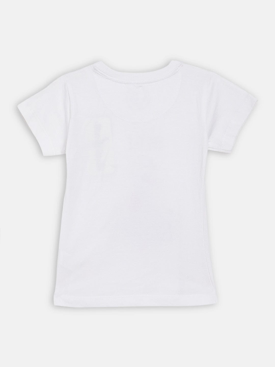 Blue Giraffe Girls Tshirt