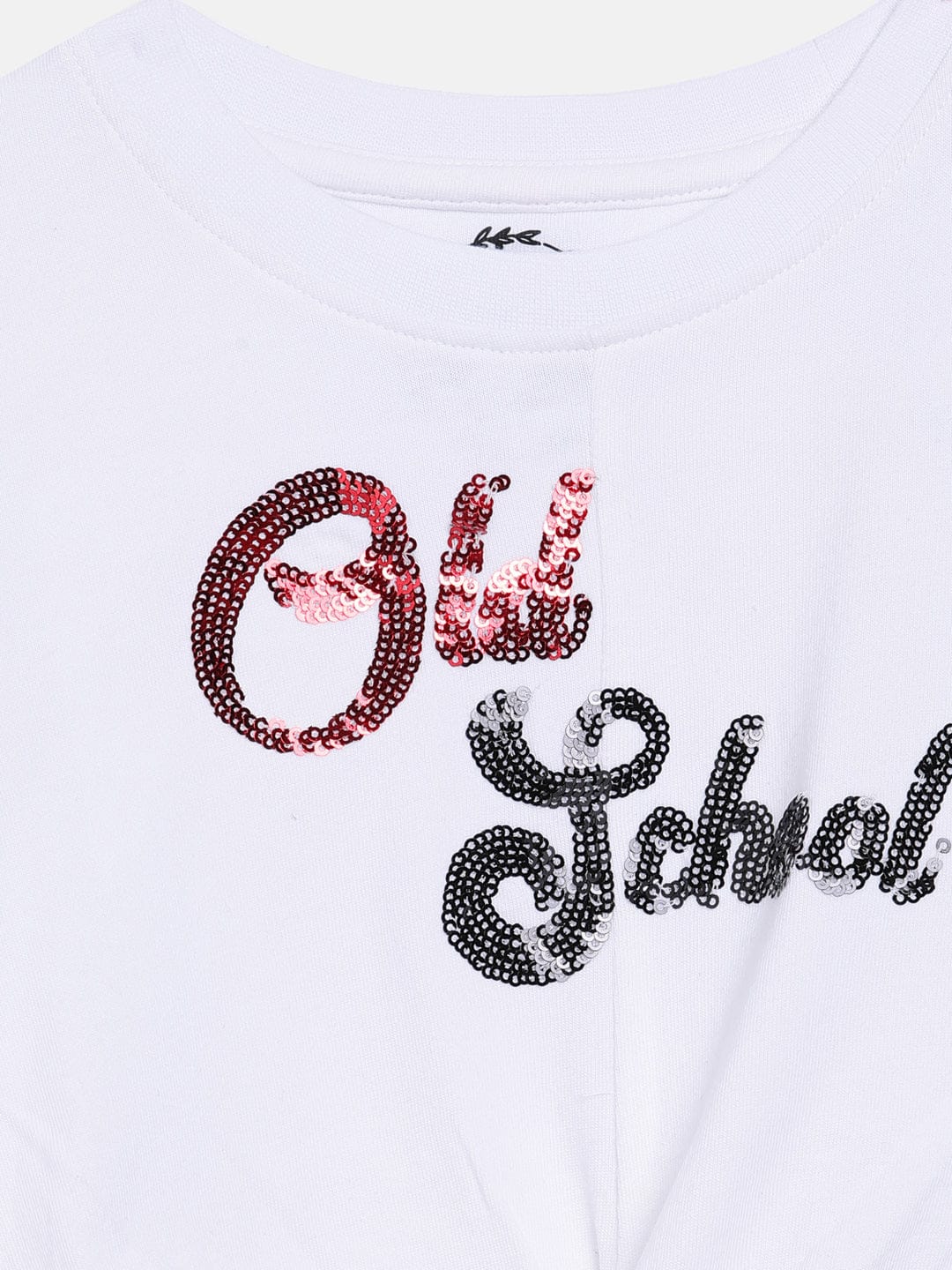 Blue Giraffe Girls Tshirt