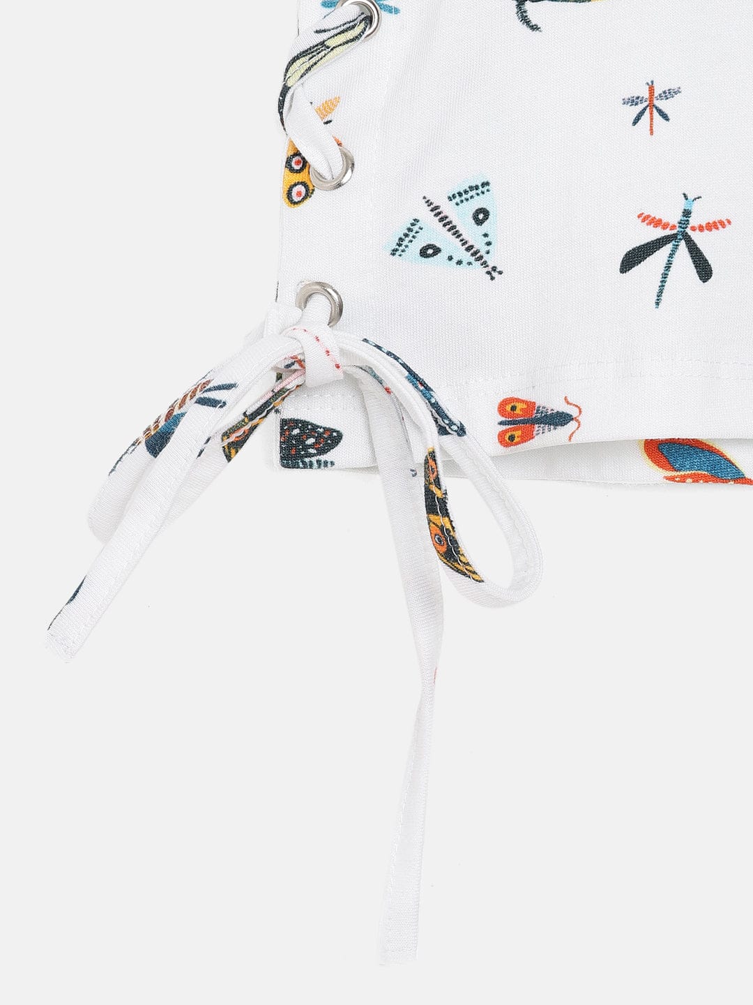 Blue Giraffe Girls Round Neck Top