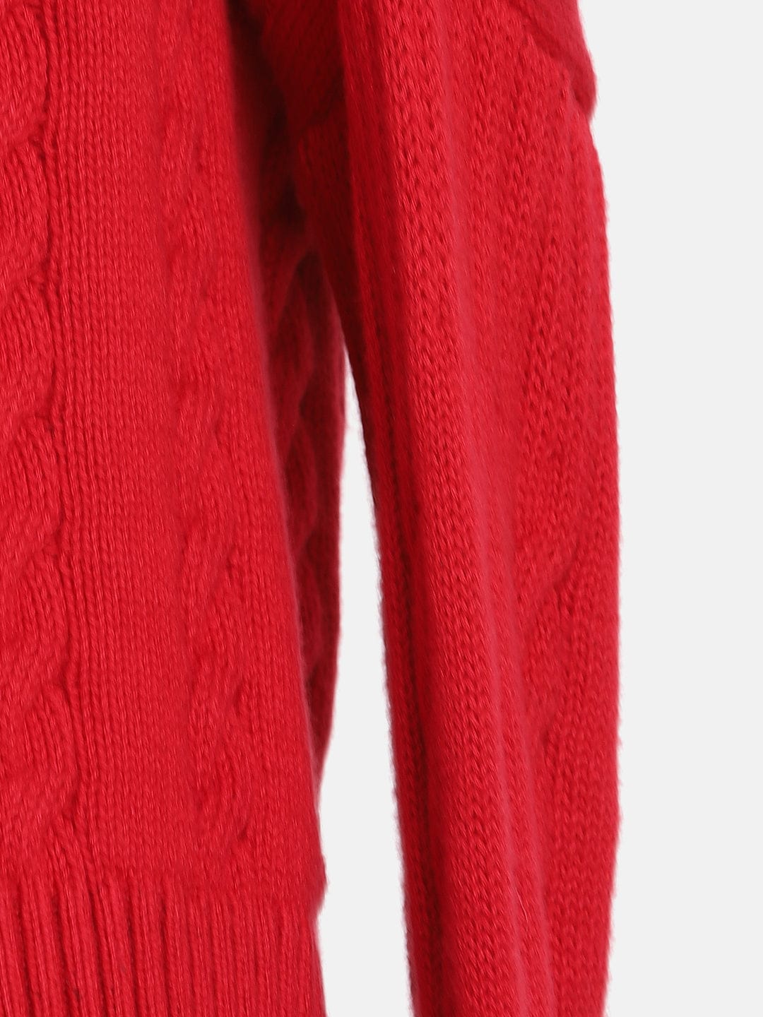 Blue Giraffe Girls Round Neck Sweater