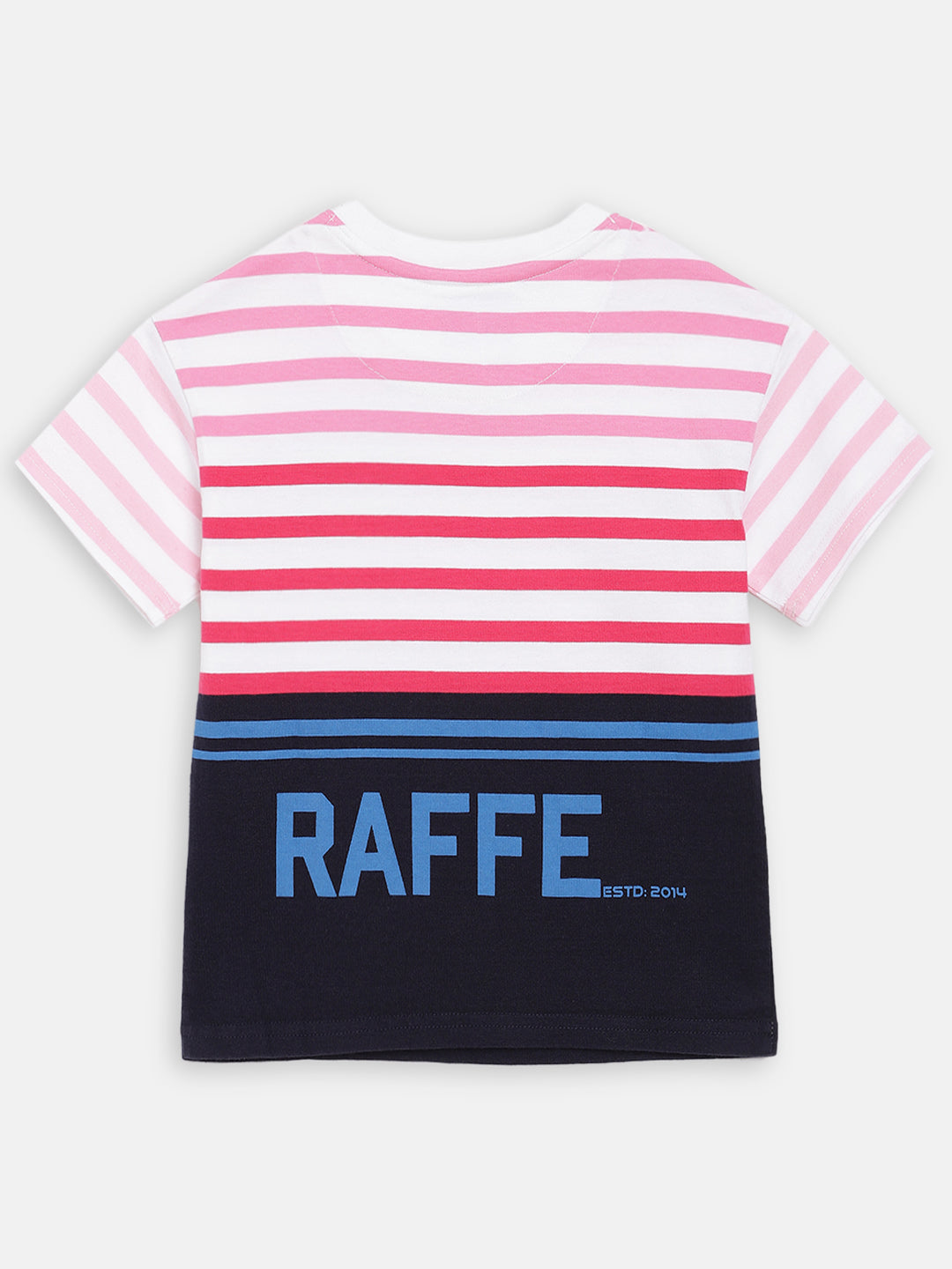 Blue Giraffe Boys Multi Printed Round Neck TShirt