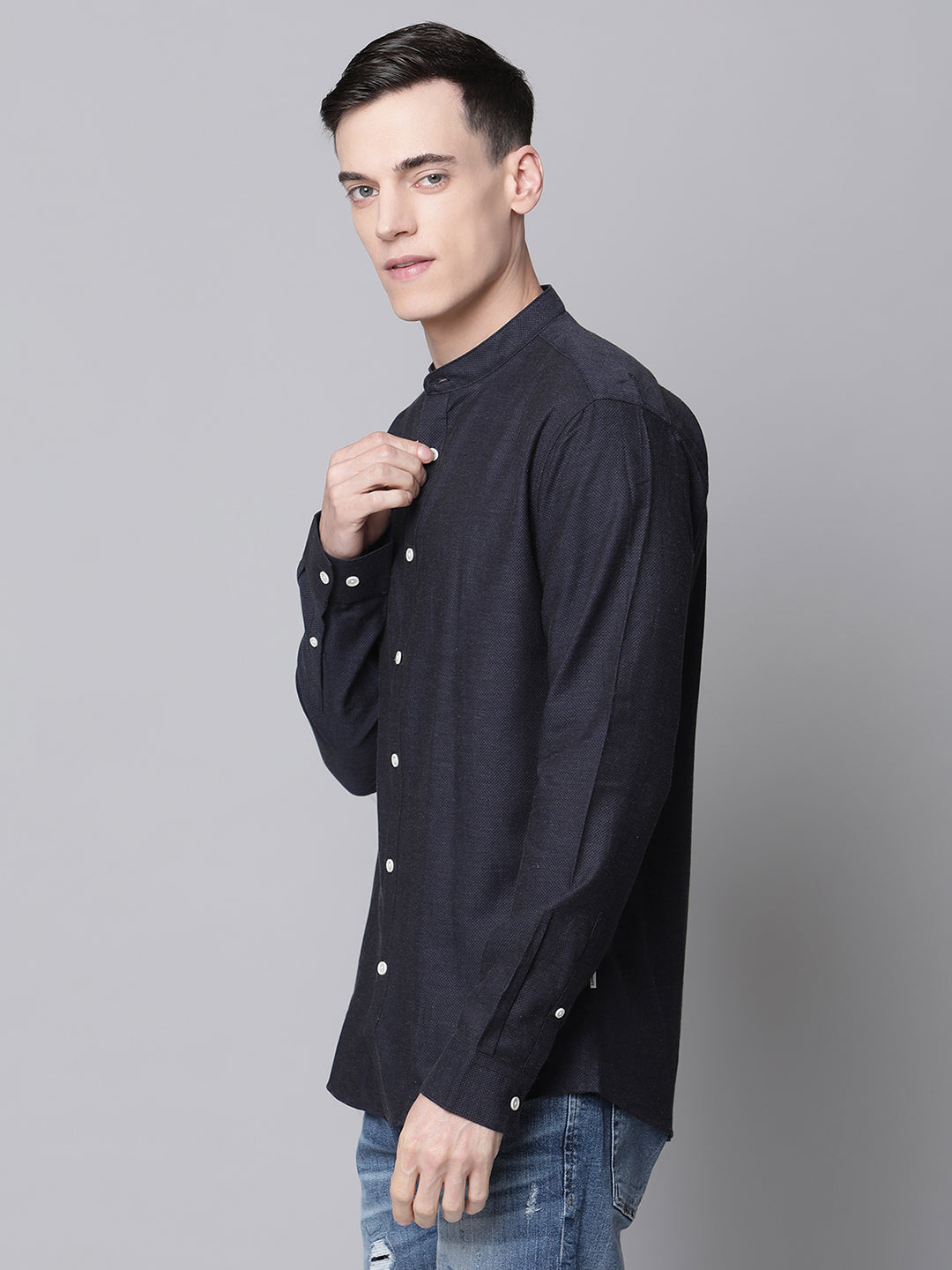 Lindbergh Blue Fashion Slim Fit Shirt