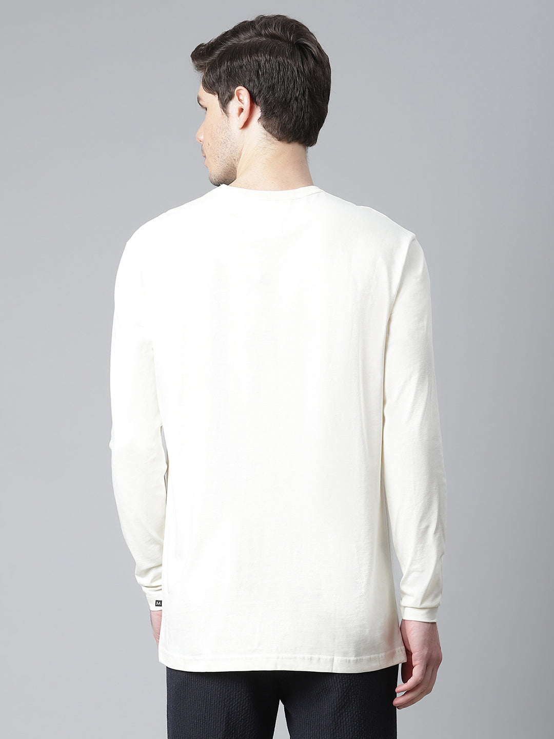 Matinique Men White Solid Round Neck TShirt