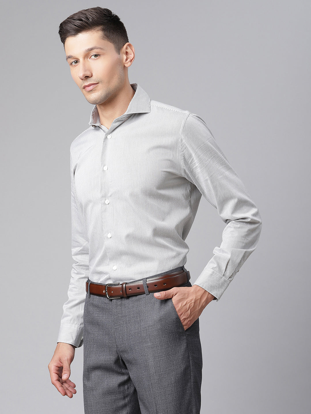 Matinique Men Black Solid Collar Shirt