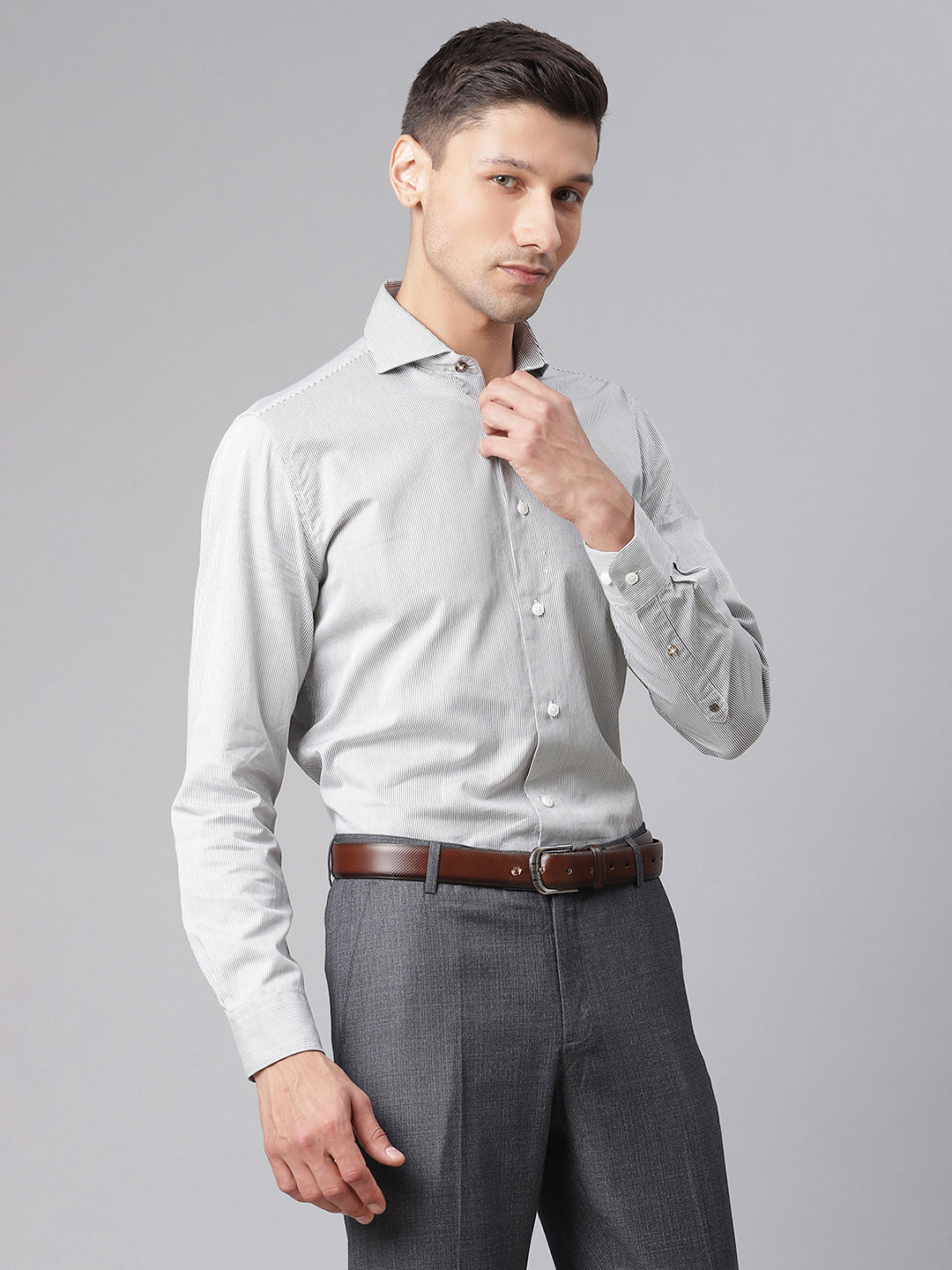 Matinique Men Black Solid Collar Shirt