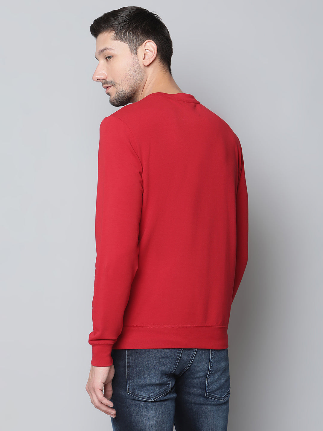 Antony Morato Men Red Solid Hooded Sweatshirt
