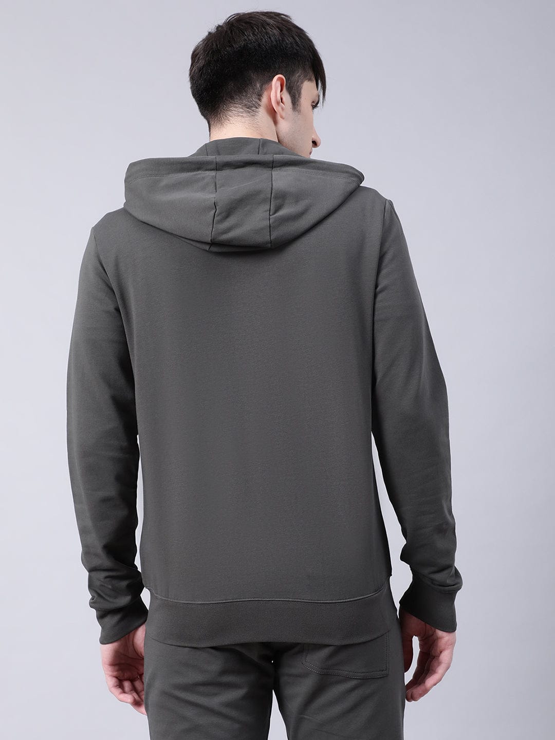 Antony Morato Men Solid Stand Collar Sweatshirt