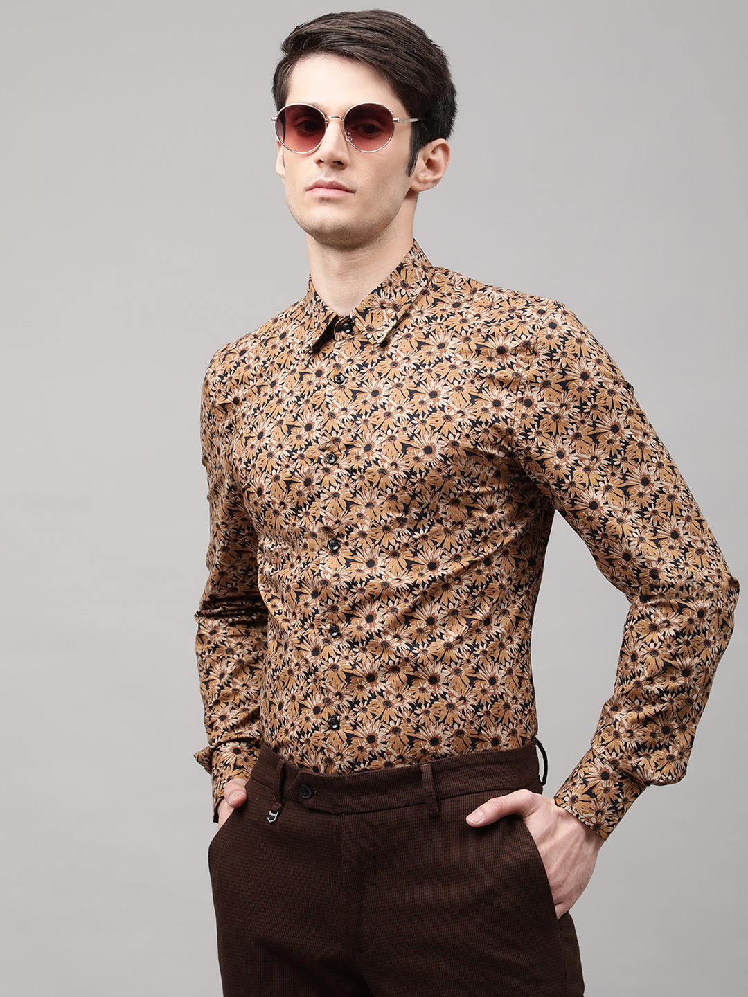 Antony Morato Multi Floral Print Slim Fit Shirt