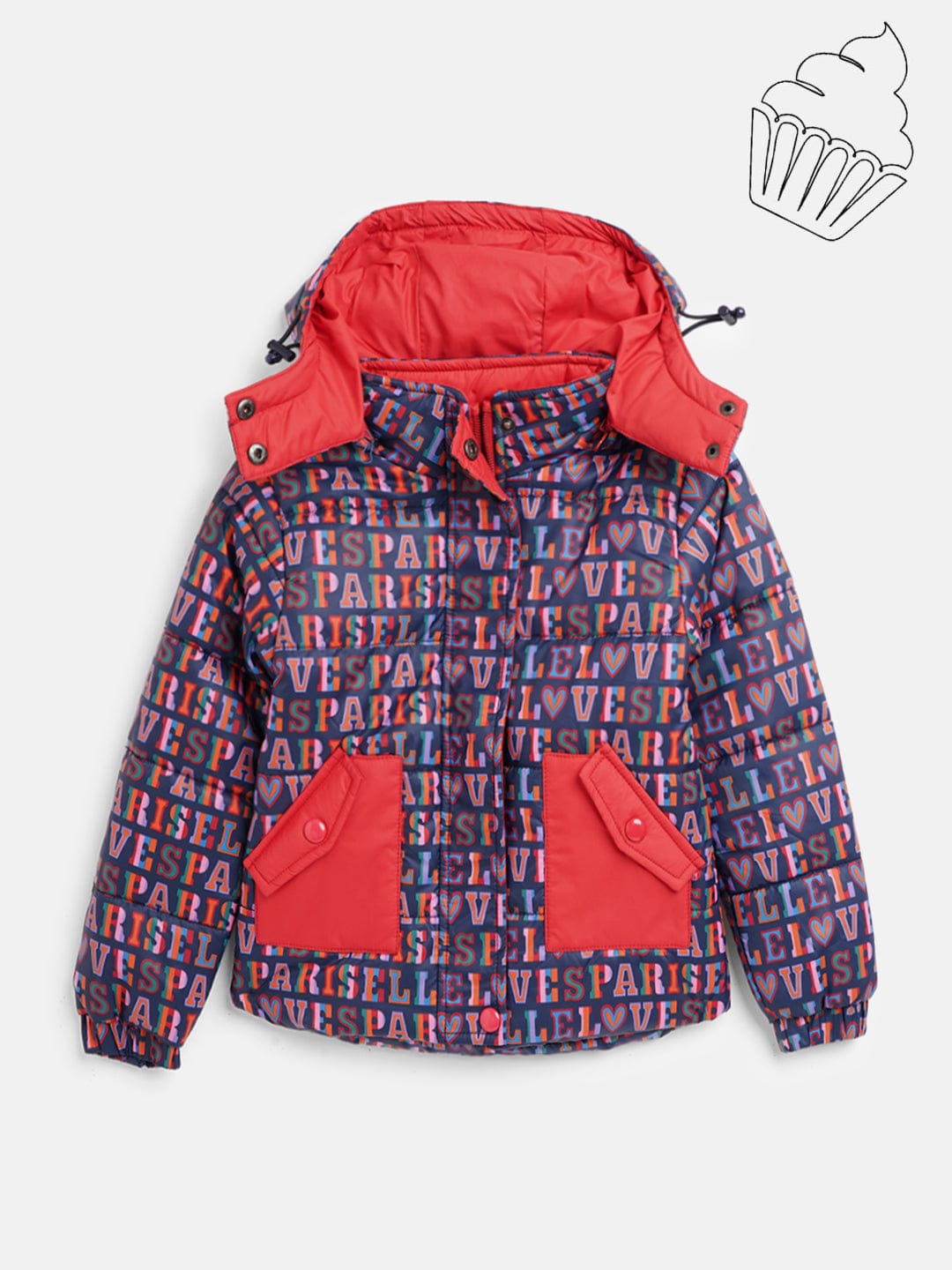 Elle Kids Round Neck Jacket