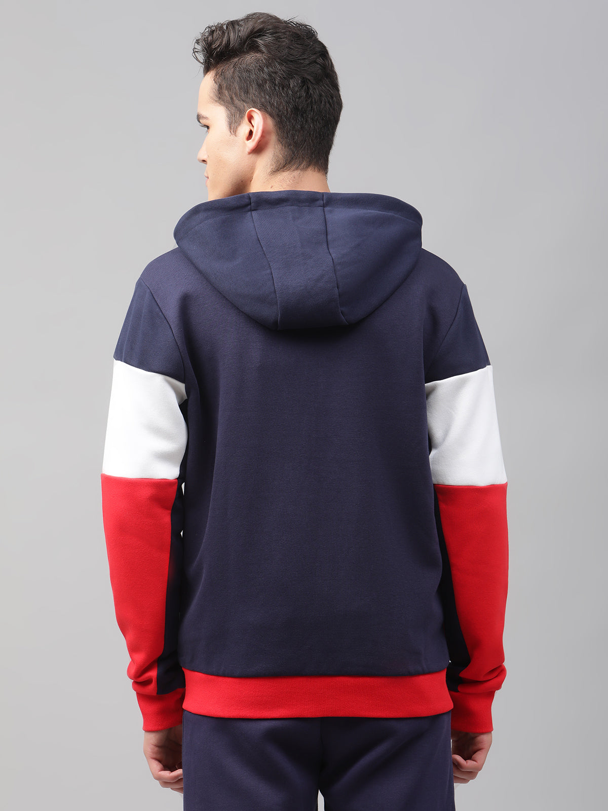 Lindbergh Men Blue Solid Round Neck Sweatshirt