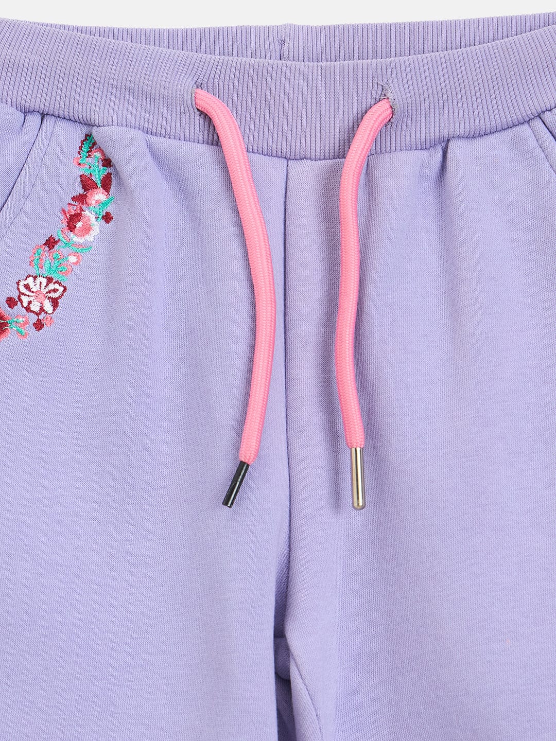 Blue Giraffe Girls Purple Regular Fit Sweatpant