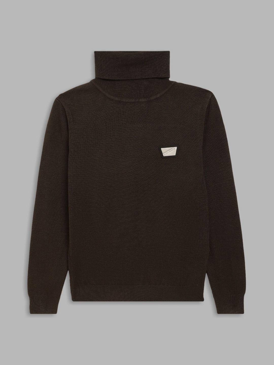 Antony Morato Boys Round Neck Brown Sweater