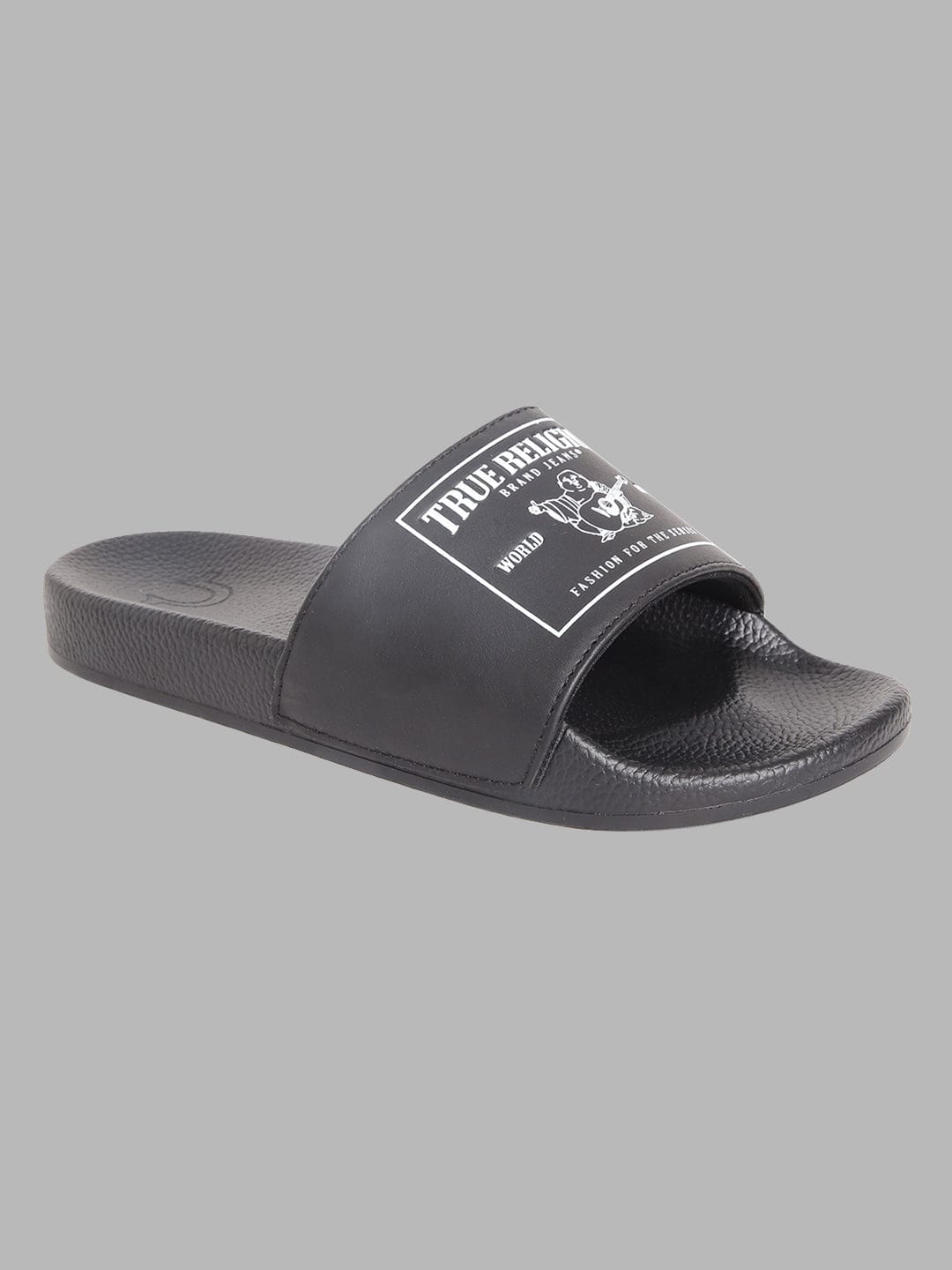 True Religion Men Solid Sliders