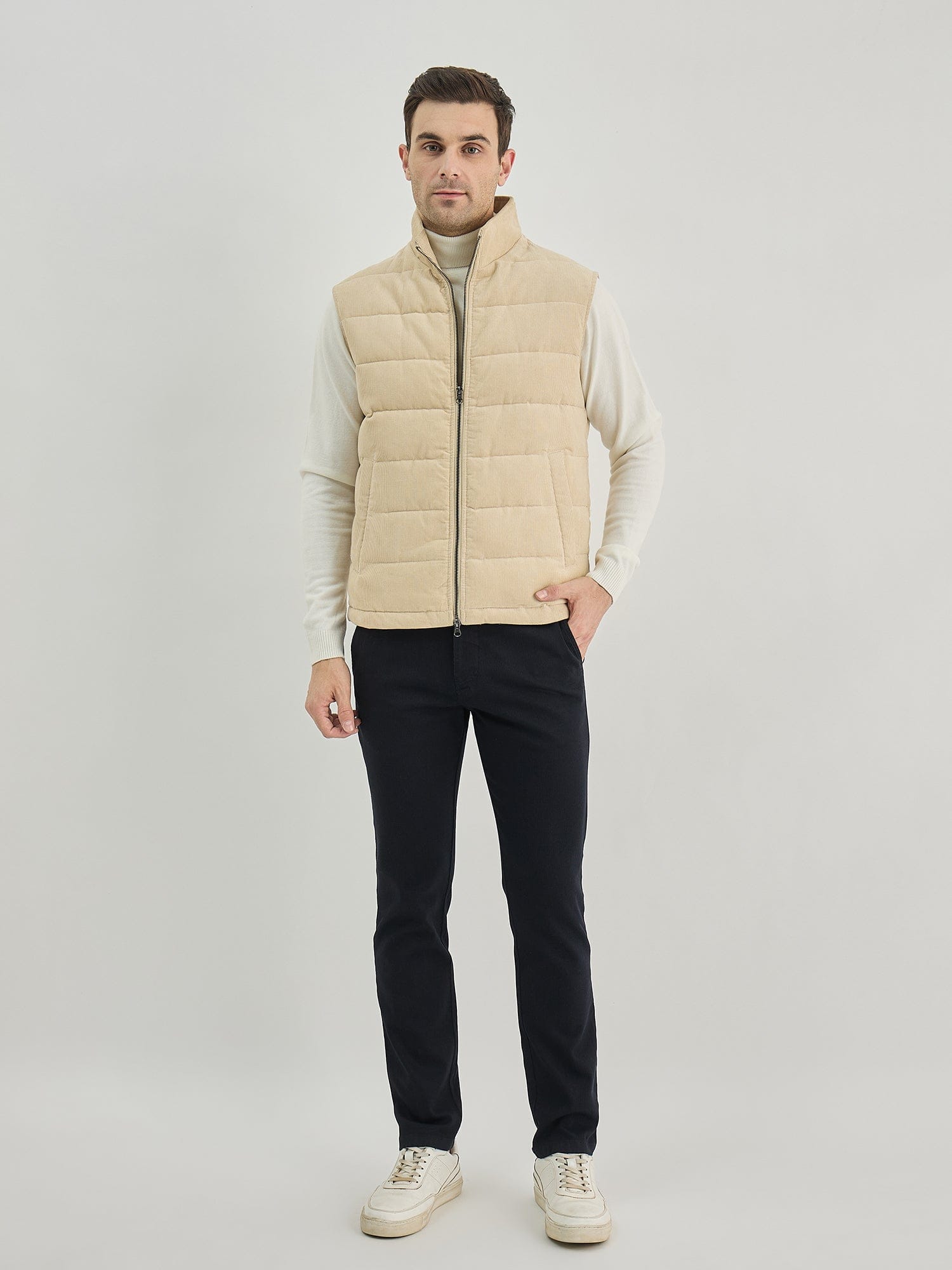 Bruun & Stengade Men White Jacket
