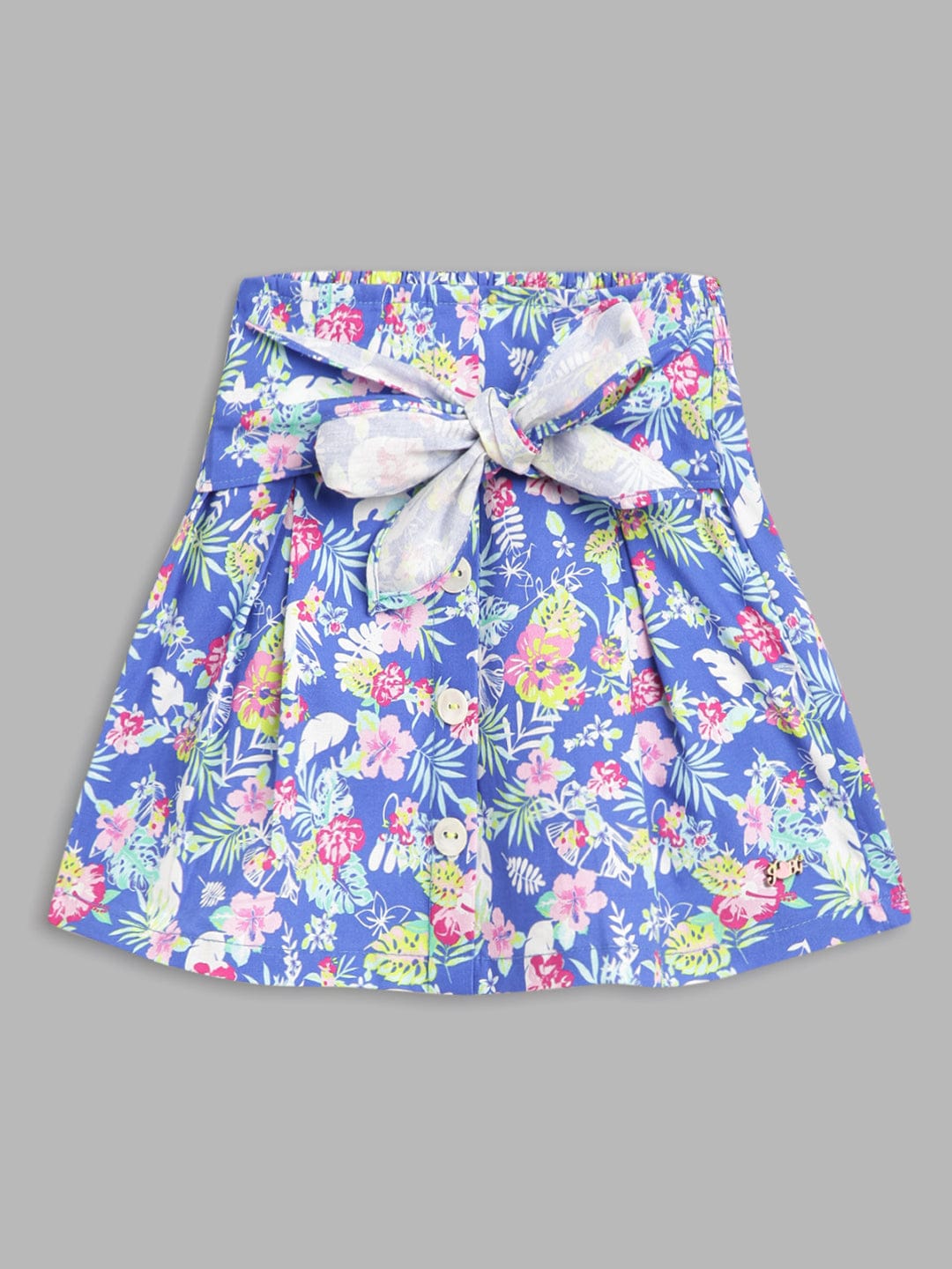 Blue Giraffe Girls Multi Flare Skirt