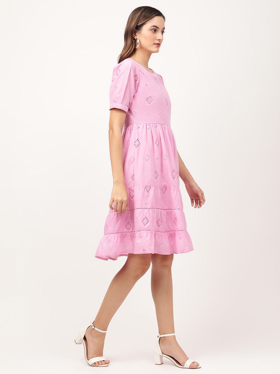 Elle Women Pink Dress