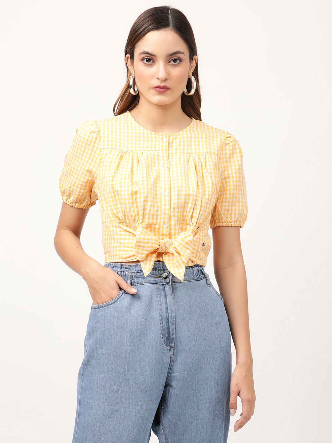 Elle Women Yellow Top