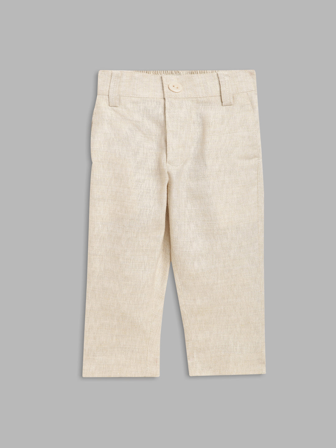 Blue Giraffe Boys Mandarin Collar Bandi Set