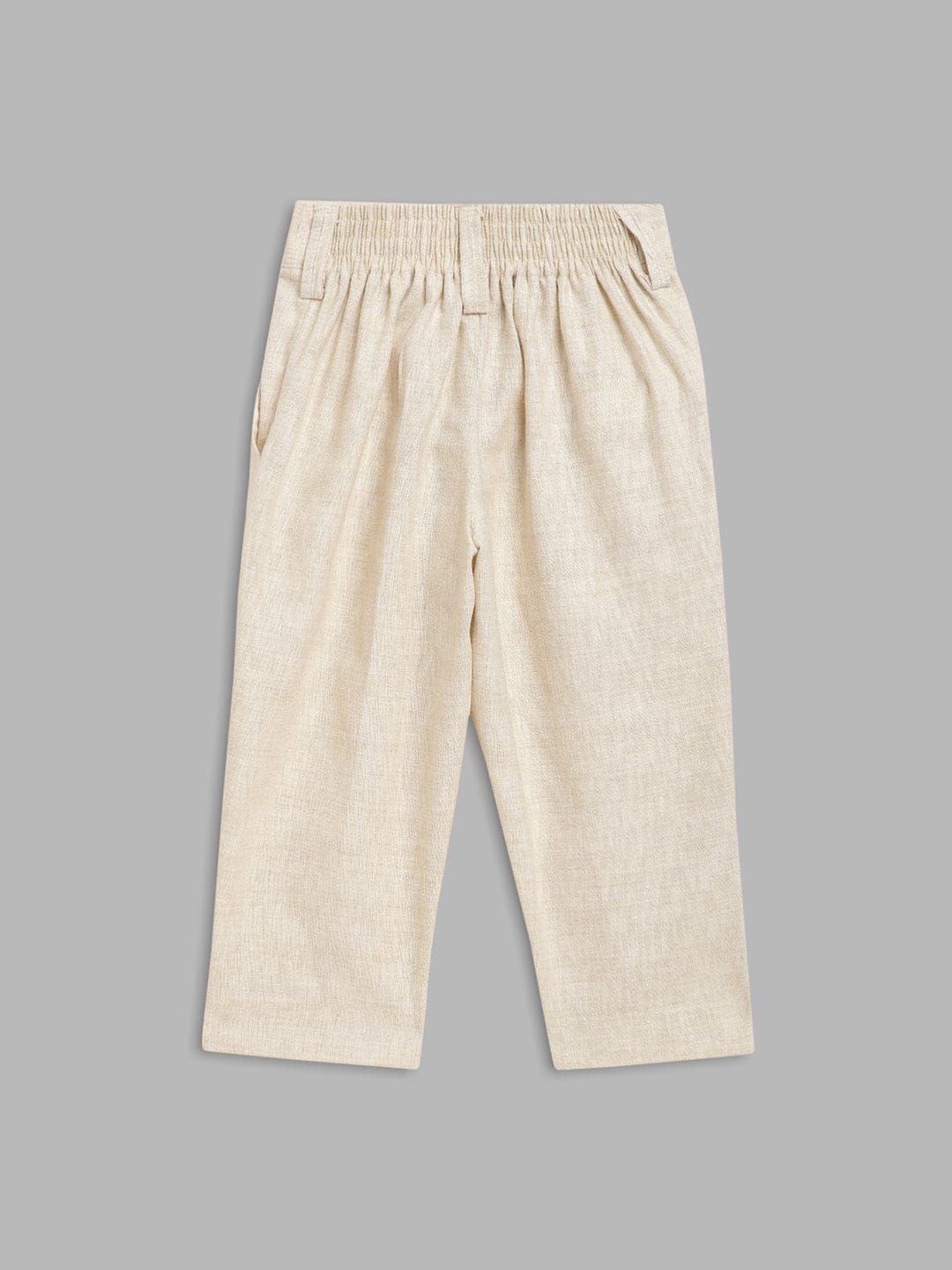 Blue Giraffe Boys Mandarin Collar Bandi Set