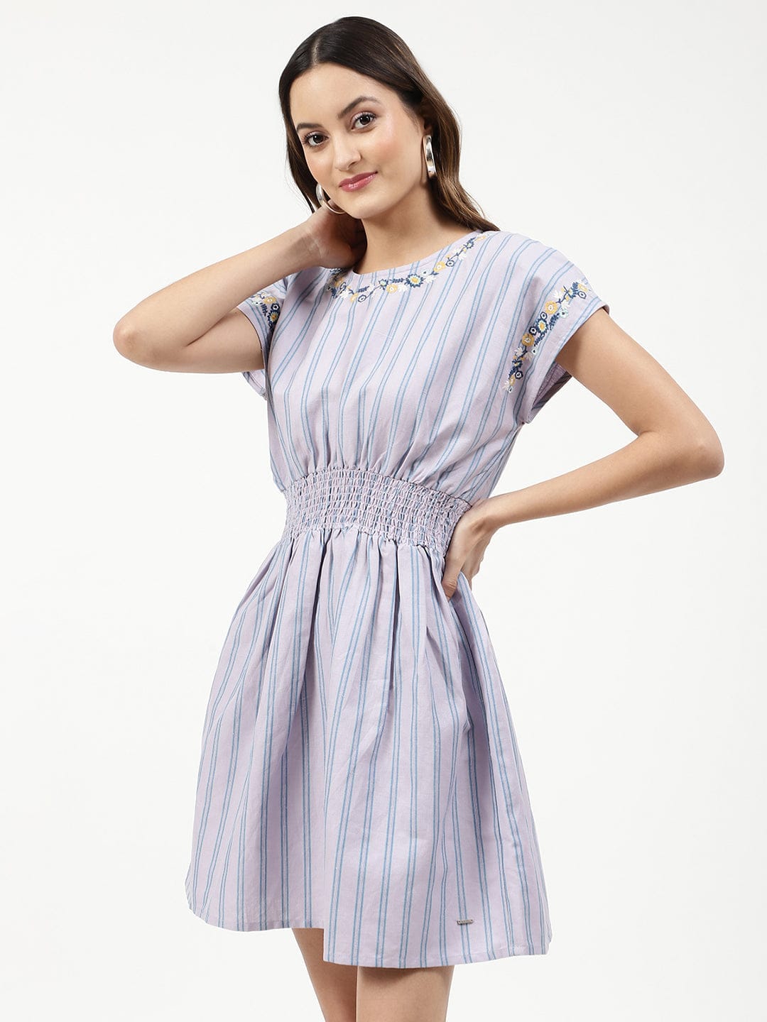 Elle Women Purple Dress