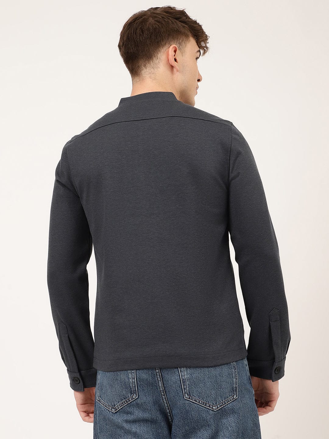 Lindbergh Men Solid Collar Shirt