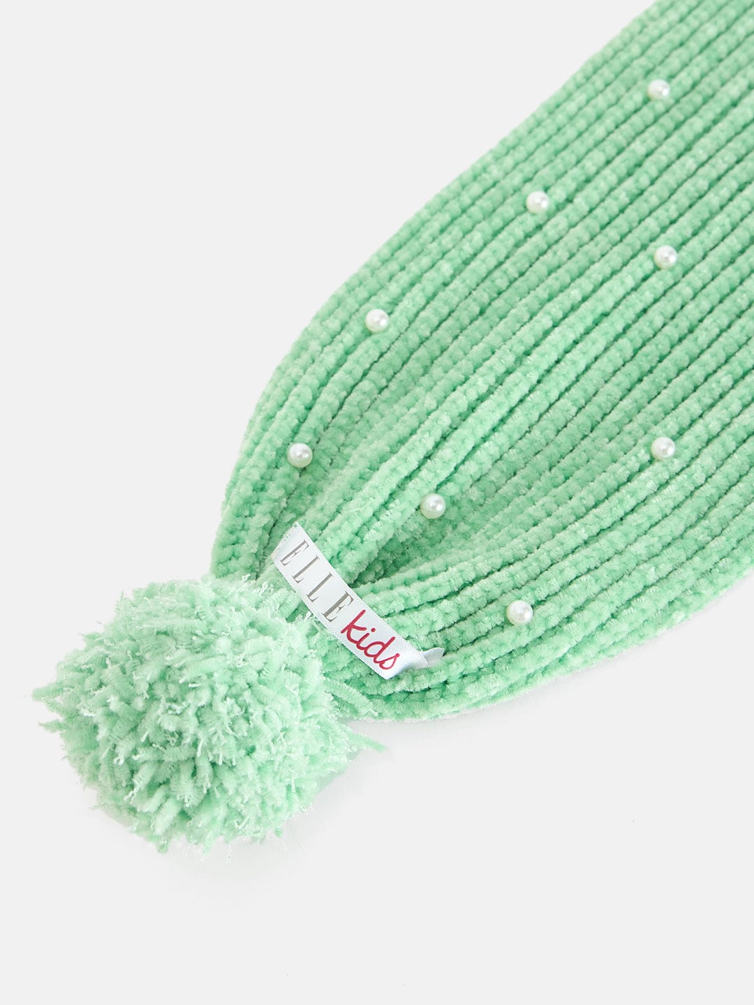 Elle Kids Green Regular Fit Scarf